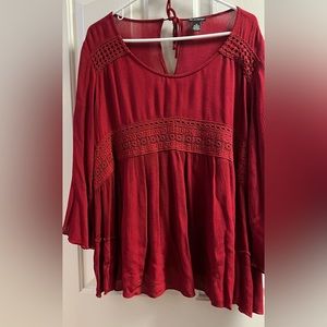 New Directions Peplum blouse